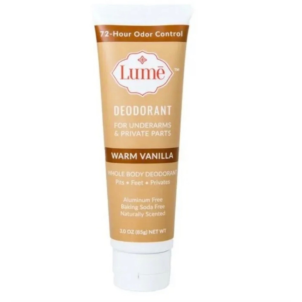 Cream Deodorant Tube 3 OZ Full Size Warm Vanilla RARE ORIGINAL FORMULA